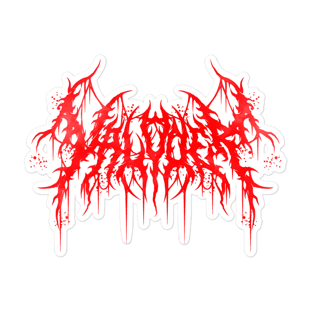 z Valoder Red Sticker z