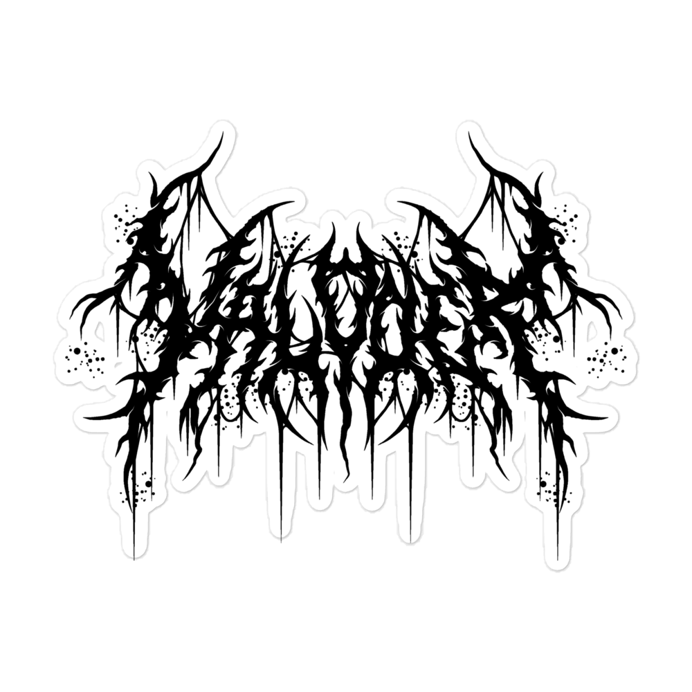 z Valoder Black Sticker z